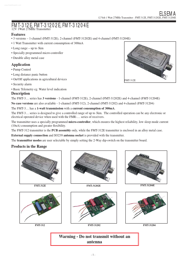 FMT-312E