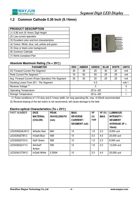 LEDS3632UY1C