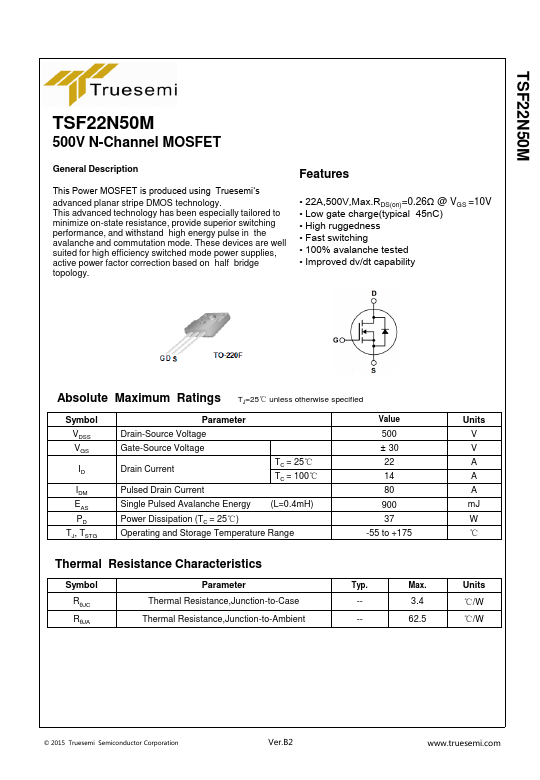 TSF22N50M