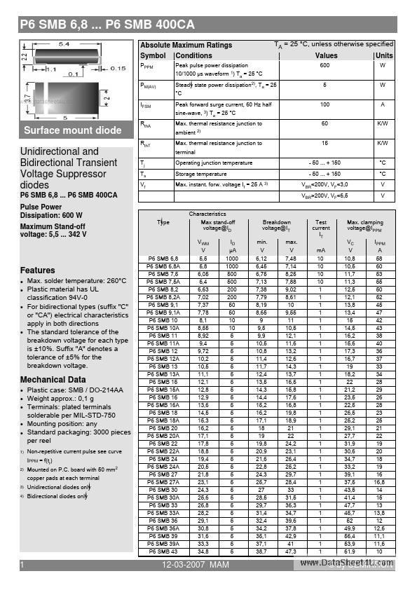 P6SMB29A