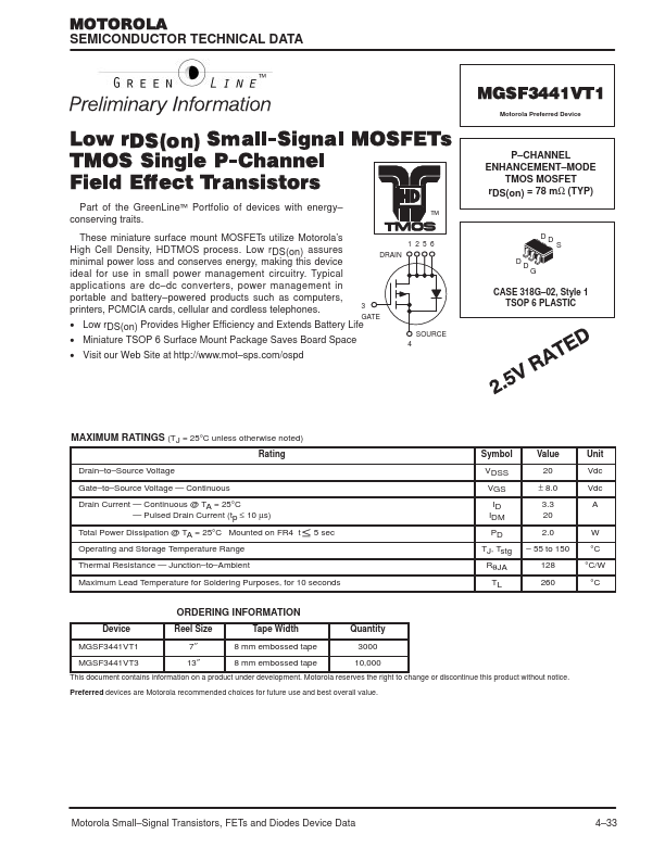 MGSF3441VT1