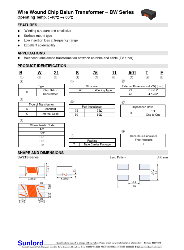 BW43S5011E01TF