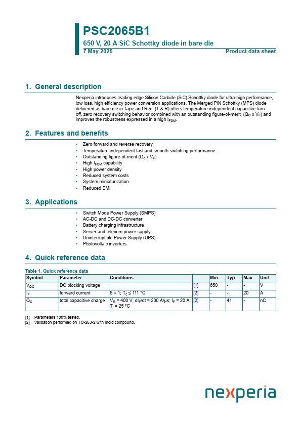 PSC2065B1 Datasheet Preview
