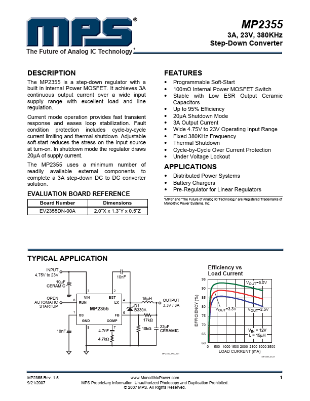 MP2355 Datasheet Preview