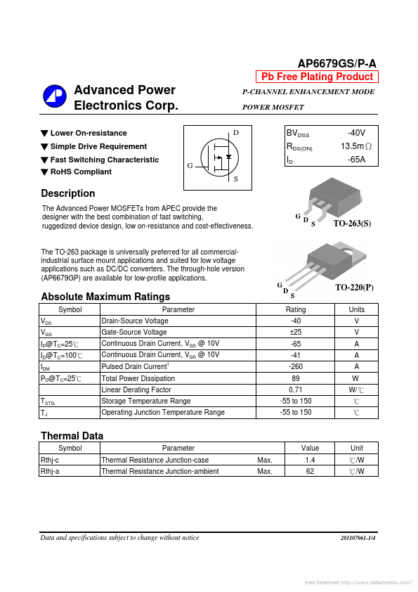 AP6679GS-A