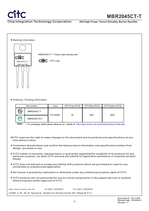 MBR2045CT-T