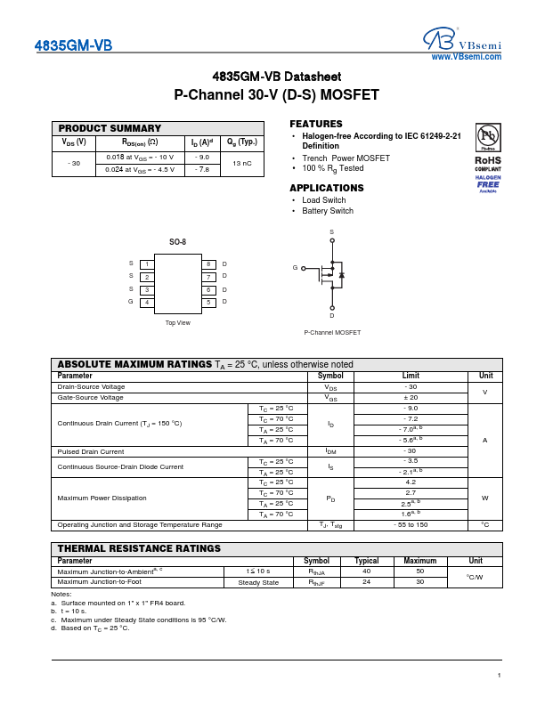 4835GM Datasheet Preview