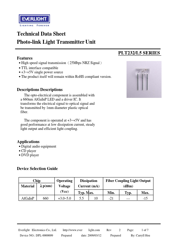 PLT232-L5-S2