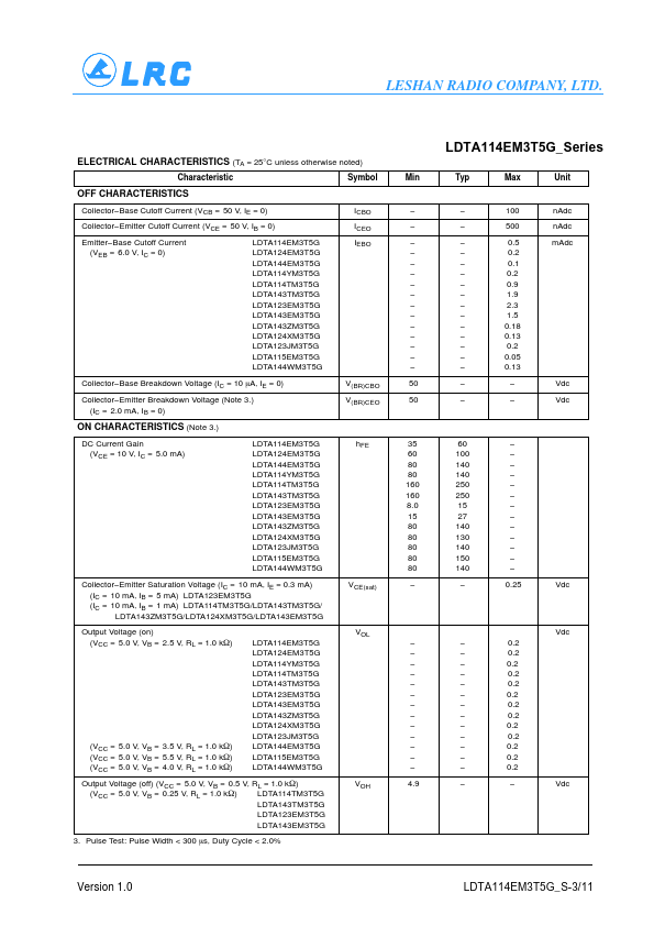 LDTA144EM3T5G