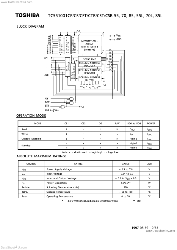 TC551001CSR-85L