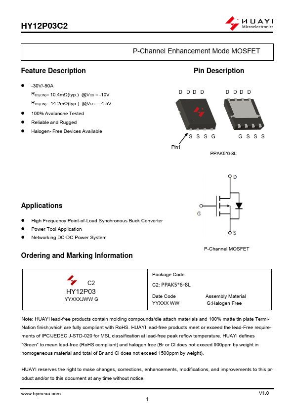 HY12P03C2 Datasheet Preview