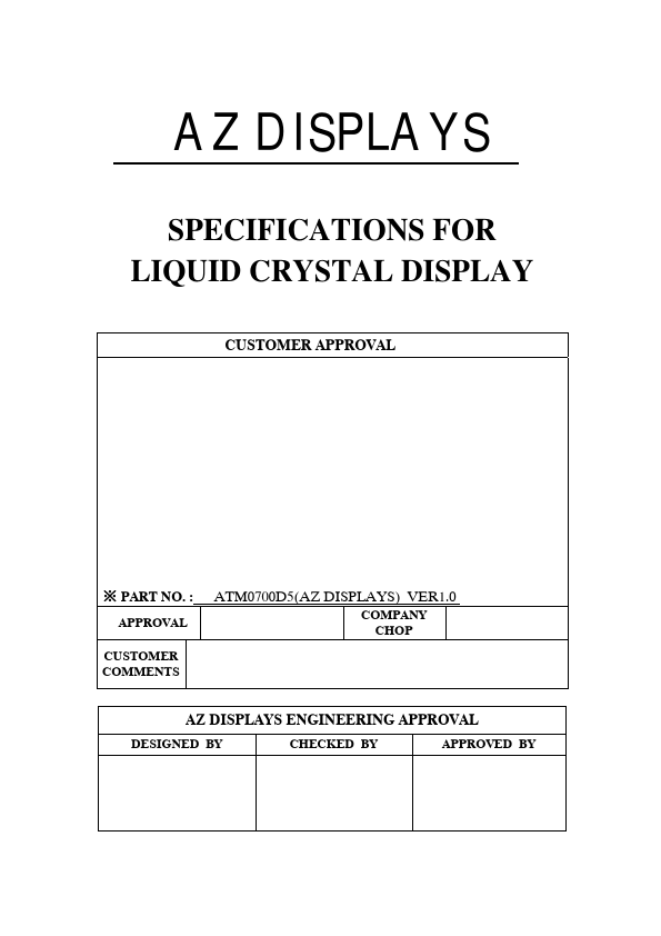 ATM0700D5 Datasheet Preview