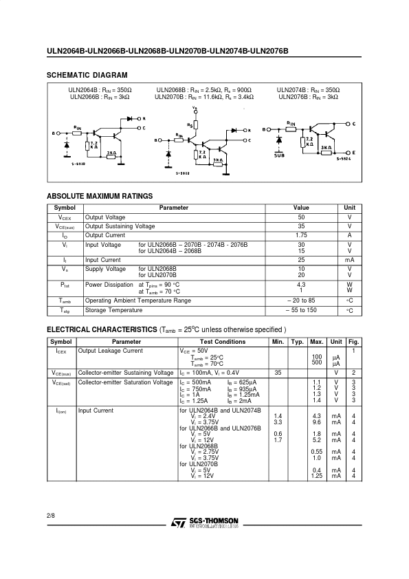 ULN2074B