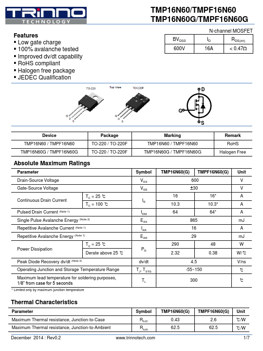 TMPF16N60