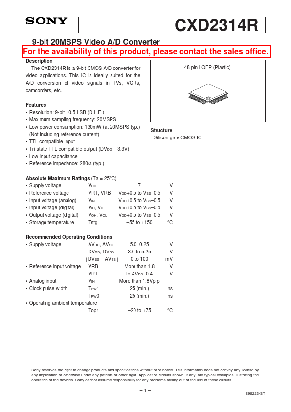 CXD2314R