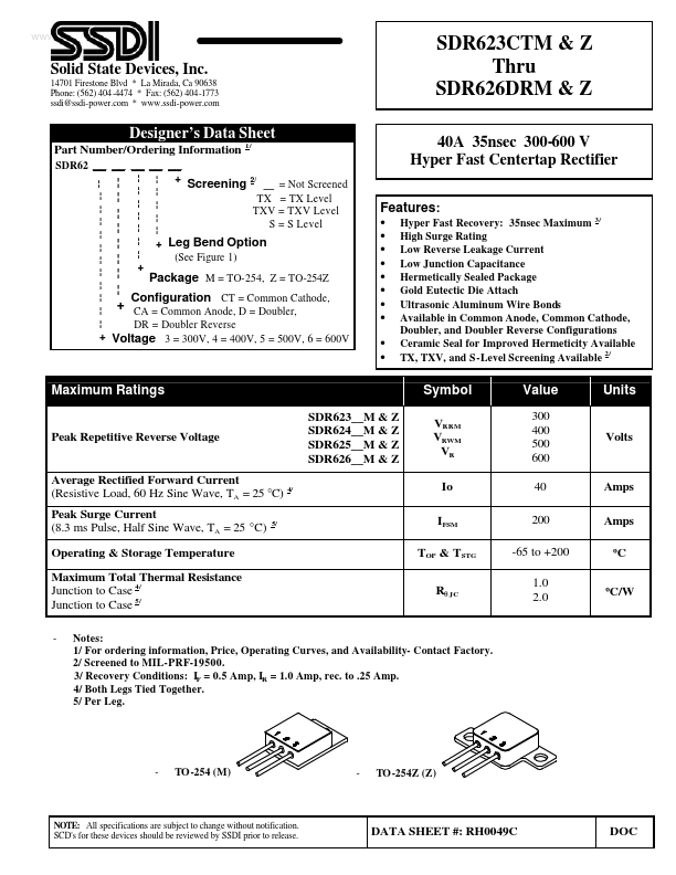 SDR625DRM