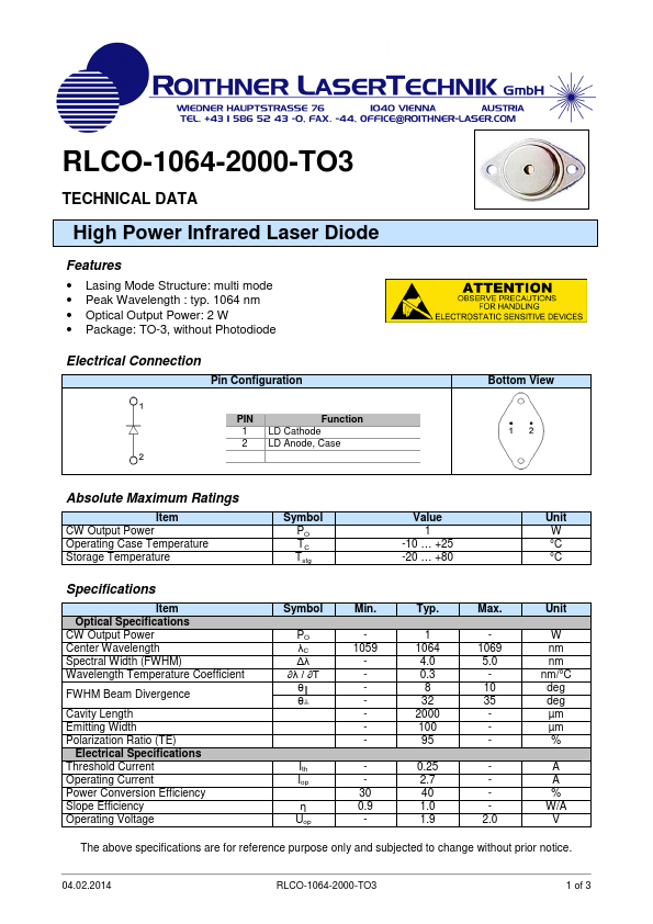 RLCO-1064-2000-TO3
