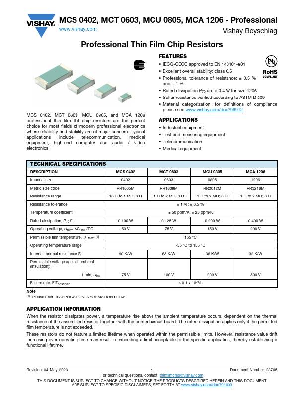 MCS0402 Datasheet Preview