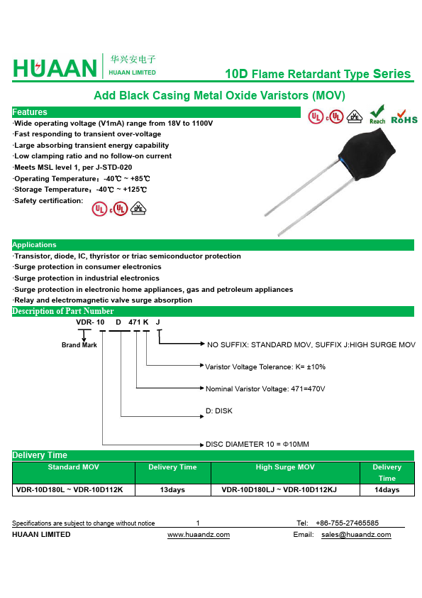 VDR-10D330K