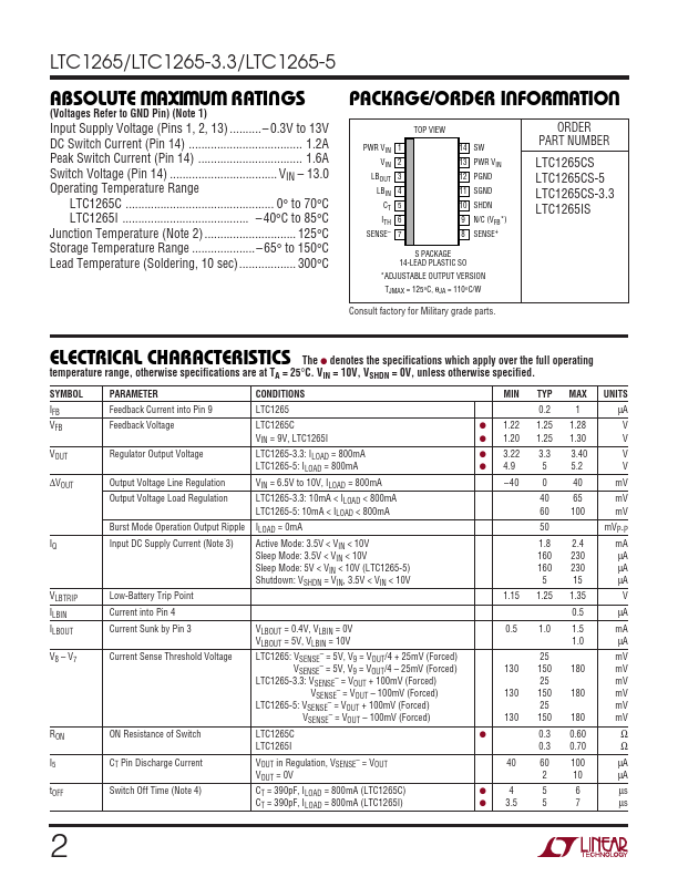 LTC1265-5