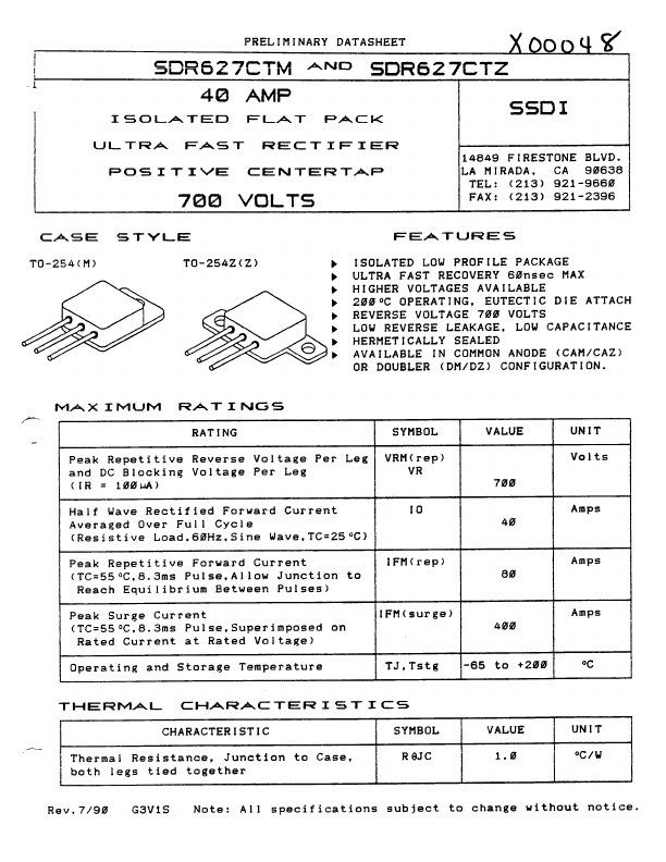 SDR627CTZ