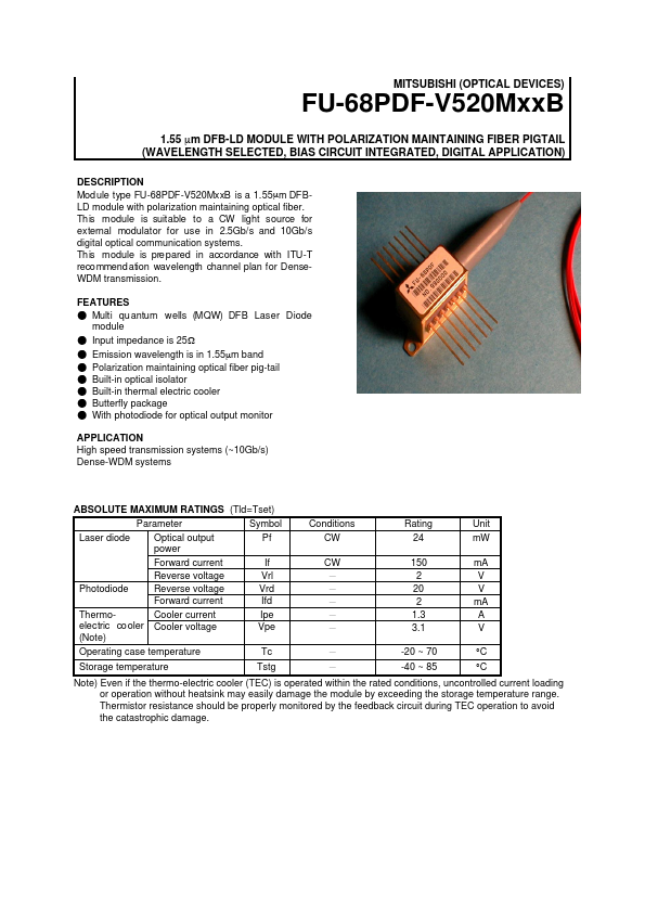 FU-68PDF-520M91B