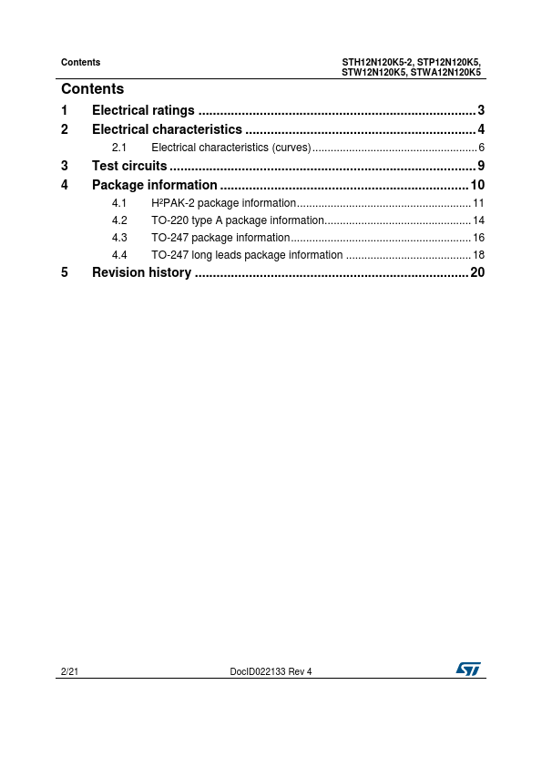 STH12N120K5-2