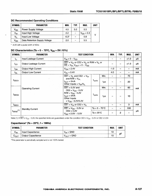 TC551001BPL-85