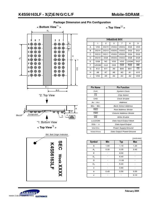 K4S56163LF-XG