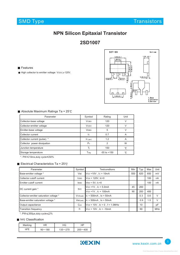 2SD1007