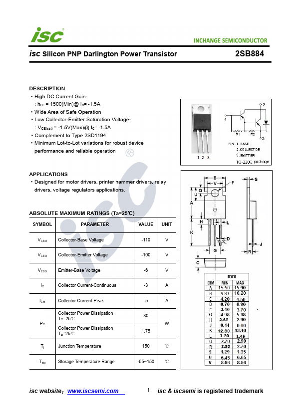 2SB884