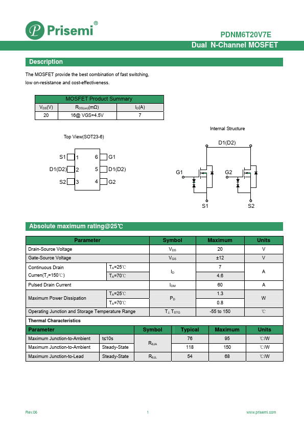 PDNM6T20V7E Datasheet Preview