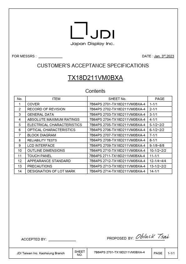 TX18D211VM0BXA Datasheet Preview