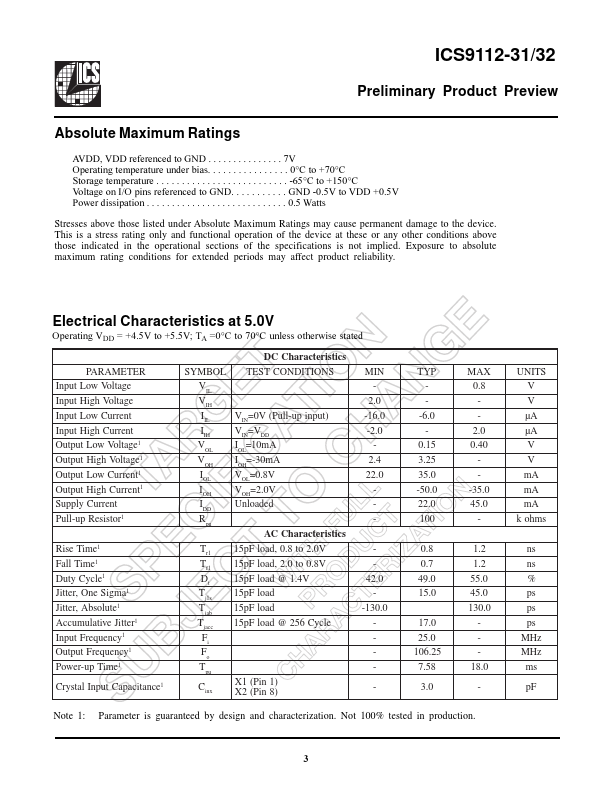 ICS9112-31