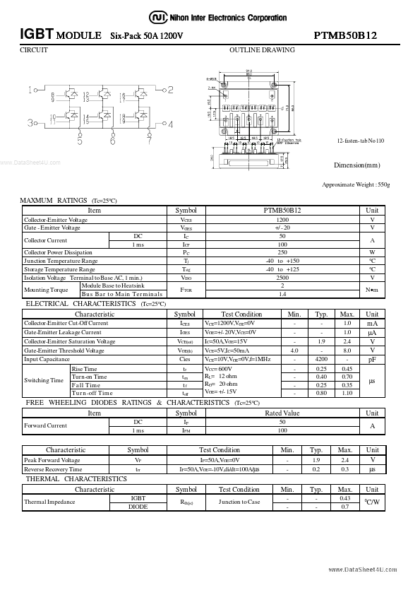 PTMB50B12