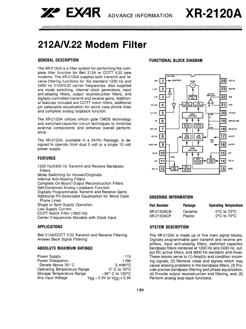 XR-2120A