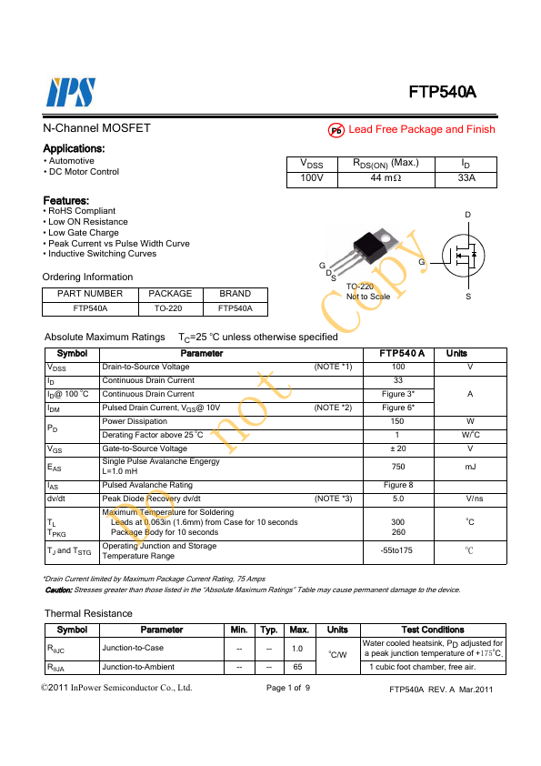 FTP540A