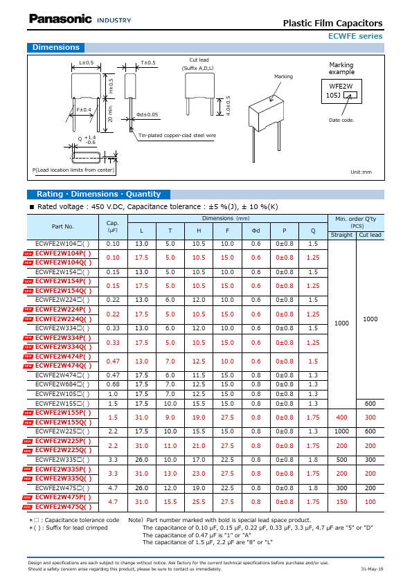 ECWFE2J104P