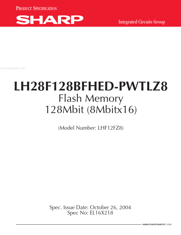 LH28F128BFHED-PWTLZ8