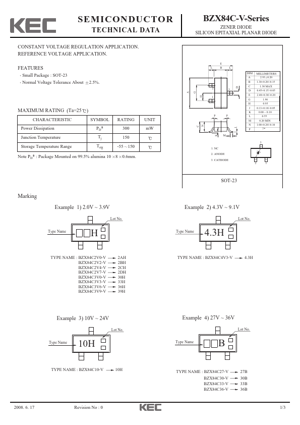 BZX84C27-V