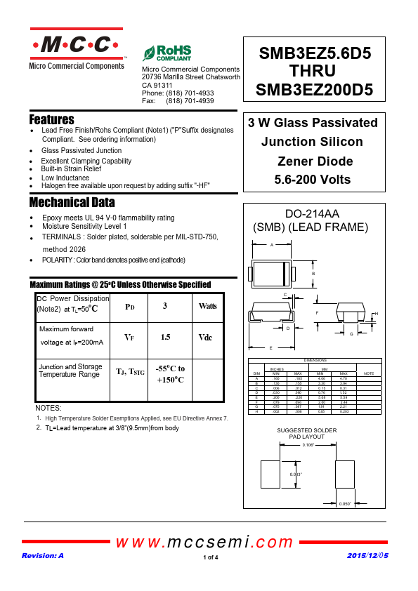 SMB3EZ6.2D5