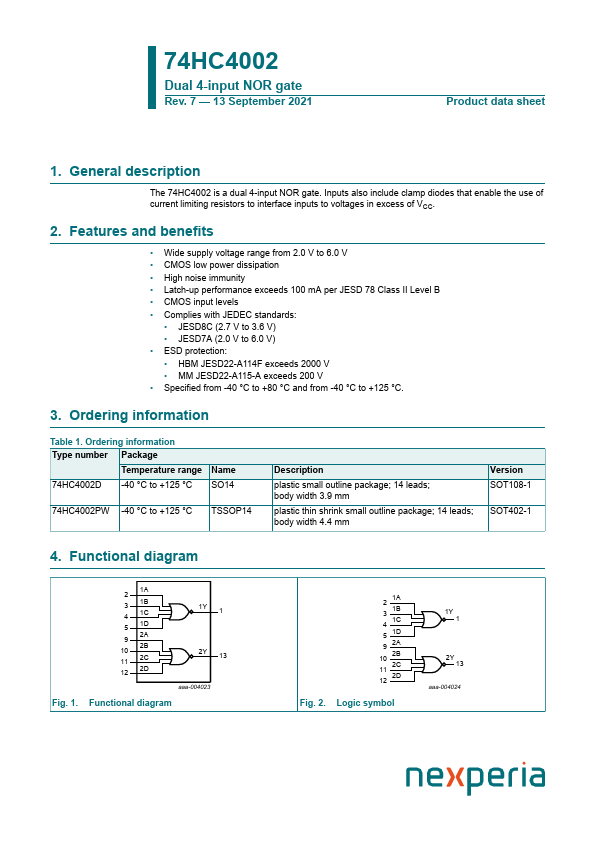 74HC4002D