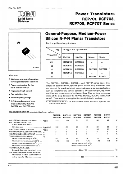 RCP707