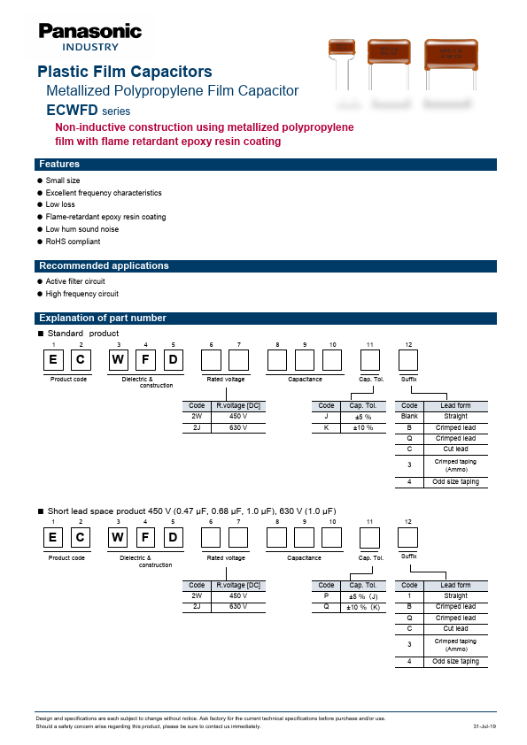 ECWFD2J125