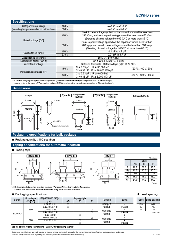 ECWFD2J125