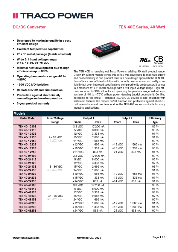 TEN40-4813E