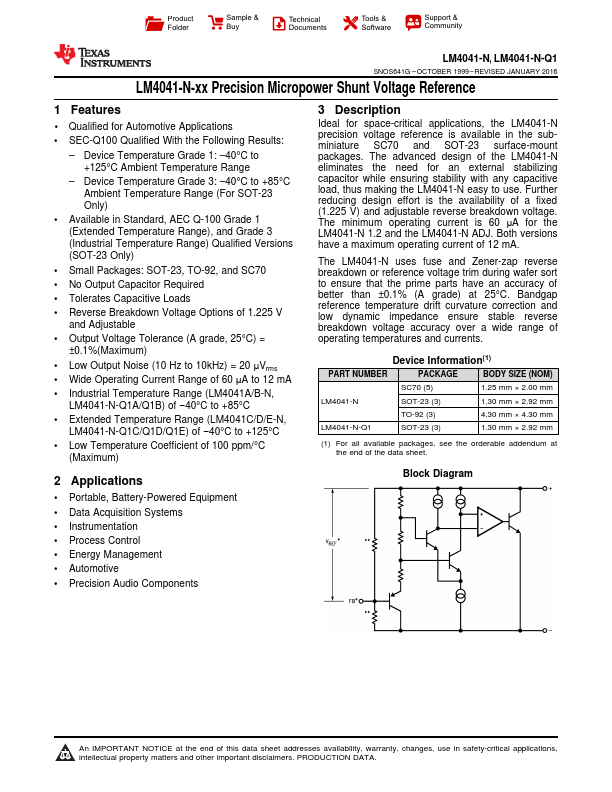 LM4041-N-Q1