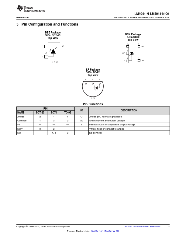 LM4041-N-Q1