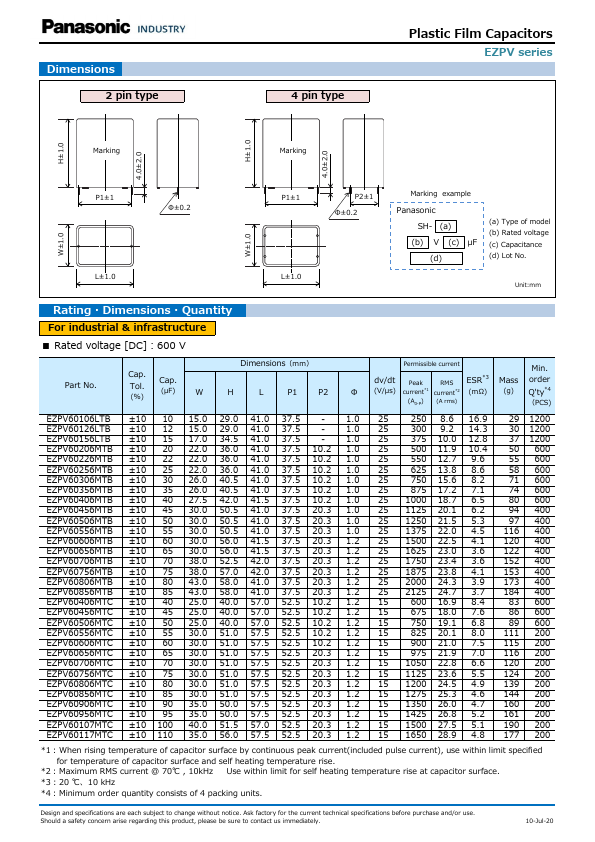 EZPV80206MTT