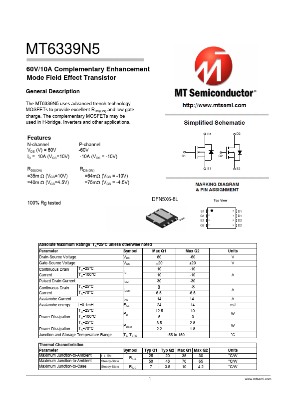 MT6339N5 Datasheet Preview